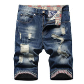 Men's Hole Feature Fashion Trendy Street Shooting Jeans